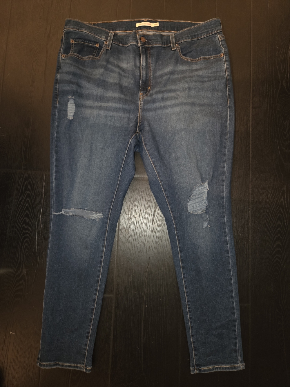 Women’s Levis 721 Skinny Jeans Size 18